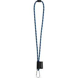 SET Lanyard NAUTIC Long mit Karabiner und Sicherheitsverschluss, Blau