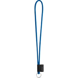 SET Lanyard TUBE Long (Ø 7 mm) mit Ring Ø 32 mm, 303 - Blau
