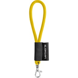 SET Lanyard TUBE Short mit Karabiner, Gelb