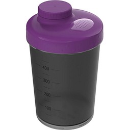Shaker Energy, 0,40 l, transparent-grau/brombeere