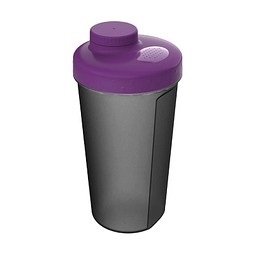 Werbeartikel Shaker Energy – weiß/schwarz – mit Logo bedruckt 0,60 l Mix-Becher für Sport und Büro