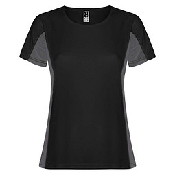 Shanghai Sport T-Shirt für Damen, schwarz / Dark Lead, S