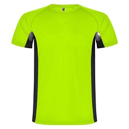 Shanghai Sport T-Shirt für Herren, Fluor Green / schwarz, 2XL