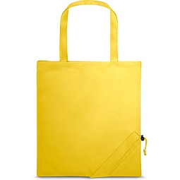 SHOPS. Faltbare Tragetasche aus 190T, Gelb