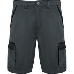 Workwear Shorts Tahoe, L, bleigrau/schwarz