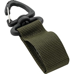 SIERRO Hook and Loop, Klettband mit Dreieckschnalle, grün