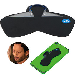 Silikontasche mit Sehhilfe Huddersfield,schwarz