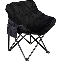 SIT Klappbarer Campingsessel, schwarz