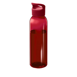Sky 650 ml Sportflasche aus recyceltem Kunststoff, rot