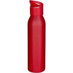 Sky 650 ml RCS-zertifizierte, einwandige Trinkflasche aus recyceltem Edelstahl, rot