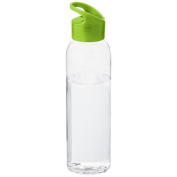 Sport-Werbemittel Sky Tritan Trinkflasche – limone-transparent – mit 48h Express-Druck 650ml BPA-frei auslaufsicher für Sportevents