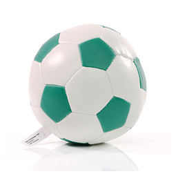 Soft-Fußball, weiß/grün, groß