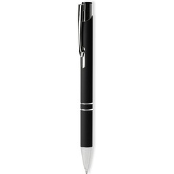 LANCE® Softtouch Metallkugelschreiber Santa Cruz, schwarze Mine, schwarz