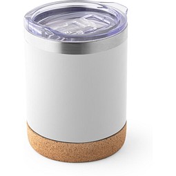 SOLBERG TUMBLER. Reisebecher aus Edelstahl, 400 ml, Weiß