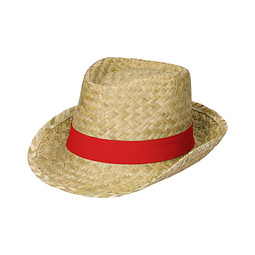 Mitarbeitergeschenk Sommerhut Kuba – natur – mit Logodruck hochwertiger Trilby-Schnitt aus Seegras für sonnige Firmenevents