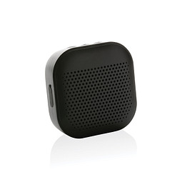 Soundbox 3W Lautsprecher aus RCS recyceltem Kunststoff, schwarz