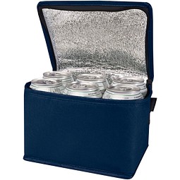 Spectrum Kühltasche aus recyceltem GRS Non Woven für 6 Dosen 4 L, navy
