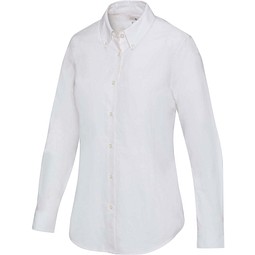 Sphene 165 g/m² Oxford Bluse, weiss, M