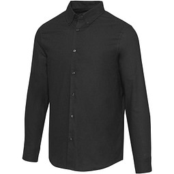 Sphene 165 g/m² Oxford Hemd, schwarz, L