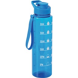Sport-Trinkflasche AQUA LEVEL,blau