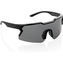 SproShield RCS Sportbrille mit polarisierten Gläsern, schwarz