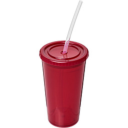 Stadion doppelwandiger Becher, 350 ml, magenta