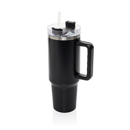Stadley Becher aus RCS recyceltem Sainless Steel 1200ml, schwarz