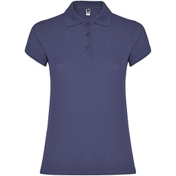 Star Poloshirt für Damen, Blue Denim, 3XL