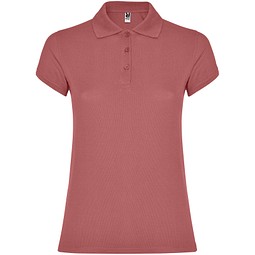 Star Poloshirt für Damen, Chrysanthemum Red, M