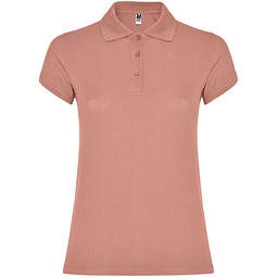 Star Poloshirt für Damen, Clay Orange, M