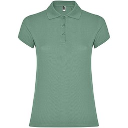 Star Poloshirt für Damen, Dark Mint, M