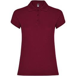Star Poloshirt für Damen, Garnet, L