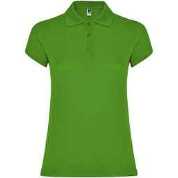Star Poloshirt für Damen, Grass Green, M