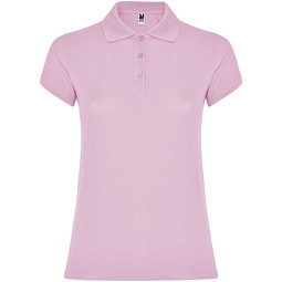 Star Poloshirt für Damen, hellrosa, S