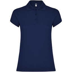 Star Poloshirt für Damen, Navy Blue, 3XL