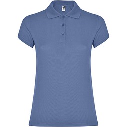Star Poloshirt für Damen, Riviera Blue, 3XL