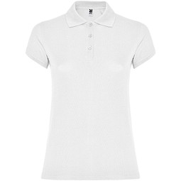 Star Poloshirt für Damen, weiss, 3XL