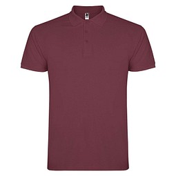 Star Poloshirt für Herren, Berry Red, XL