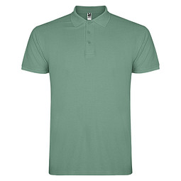 Star Poloshirt für Herren, Dark Mint, S