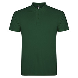 Star Poloshirt für Herren, dunkelgrün, L