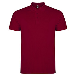 Star Poloshirt für Herren, Garnet, S