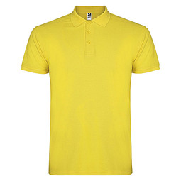 Star Poloshirt für Herren, gelb, M