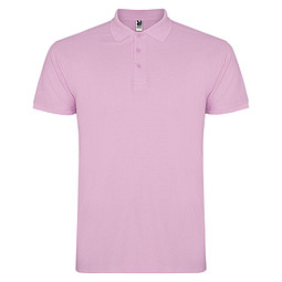 Star Poloshirt für Herren, hellrosa, 3XL