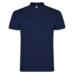 Star Poloshirt für Herren, Navy Blue, XL