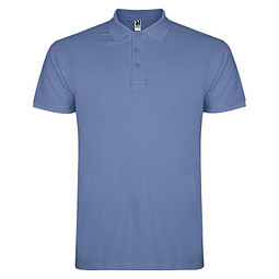 Star Poloshirt für Herren, Riviera Blue, S
