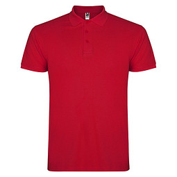 Star Poloshirt für Herren, rot, 3XL