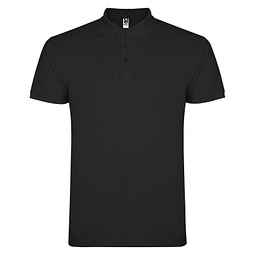 Star Poloshirt für Herren, schwarz, M