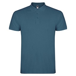Star Poloshirt für Herren, Storm blue, M