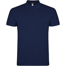 Star Poloshirt für Kinder, Navy Blue, 7/8