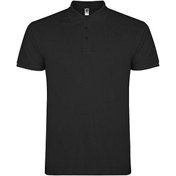 Star Poloshirt für Kinder, schwarz, 7/8